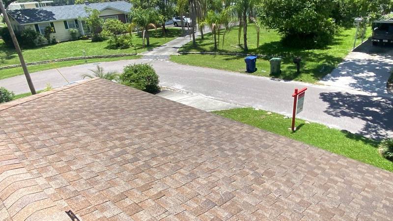 completed roofing project in Tampa FL