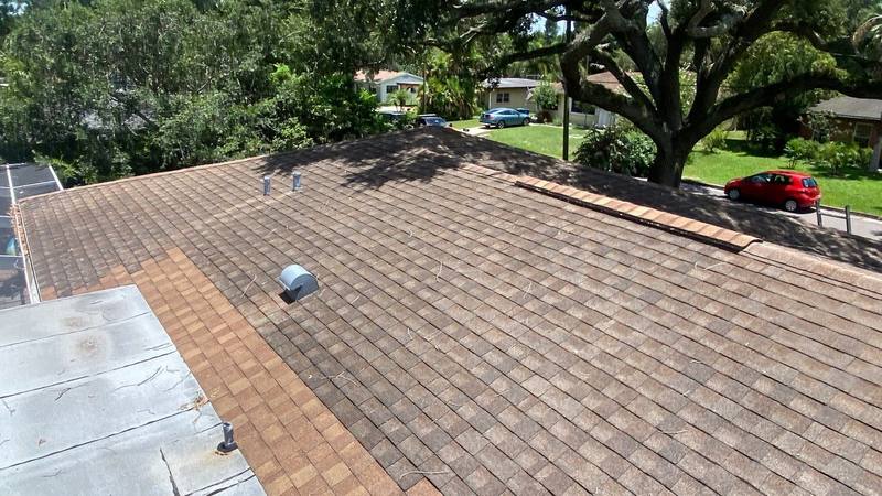 roofing project near W Park Ln in Tampa