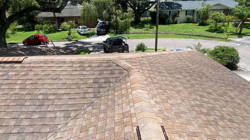residential roof replacement by Hloska Roofing in Tampa