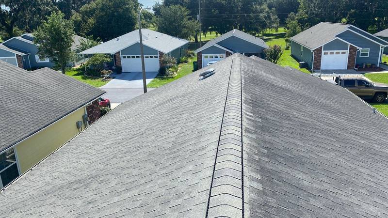 residential roof replacement by Hloska Roofing in Zephyrhills