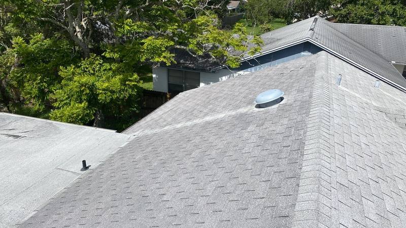 residential roof replacement by Hloska Roofing in New Port Richey