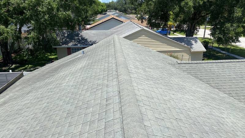residential roof replacement by Hloska Roofing in New Port Richey