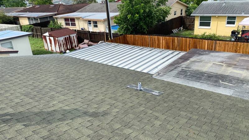 completed roofing project in Holiday FL