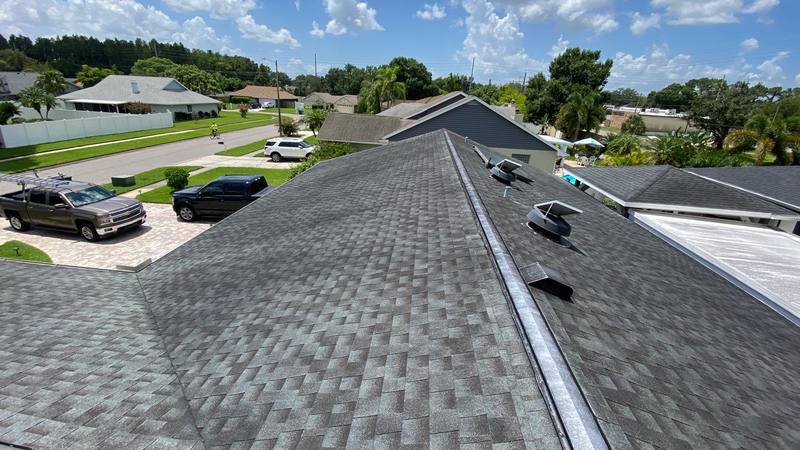 residential roof replacement by Hloska Roofing in Tampa