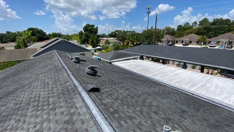 completed roofing project in Tampa FL