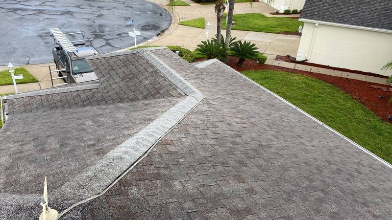 residential roof replacement by Hloska Roofing in Trinity