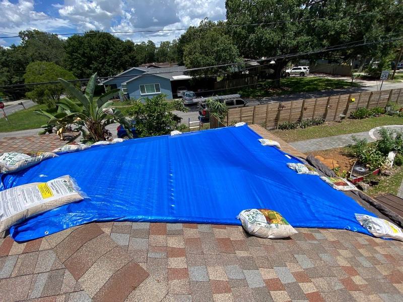 completed roofing project in Tampa FL