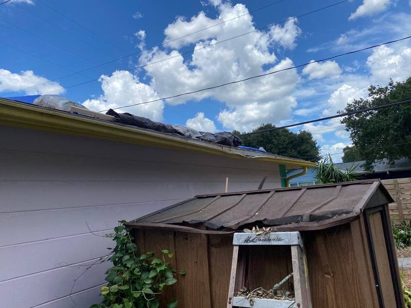roofing project near E Hanna Ave in Tampa
