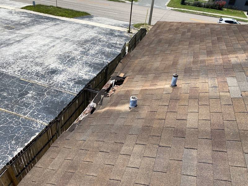 completed roofing project in St. Petersburg FL