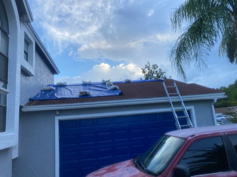 completed roofing project in Kissimmee FL