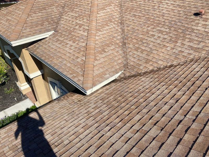 completed roofing project in Land O' Lakes FL