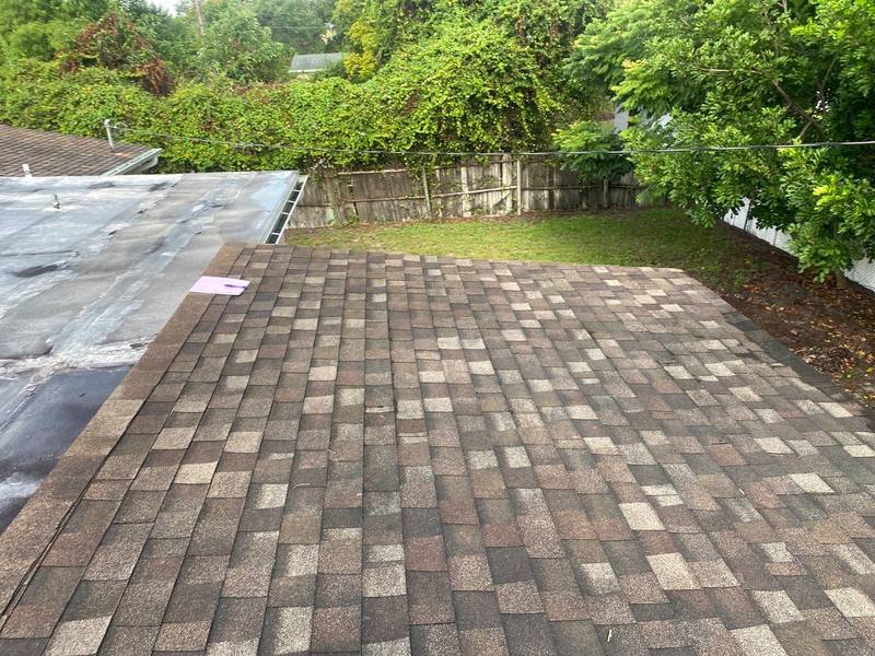 completed roofing project in Vero Beach FL