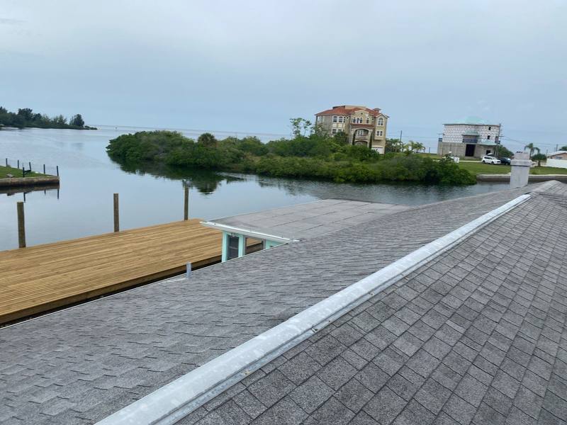 completed roofing project in Hudson FL