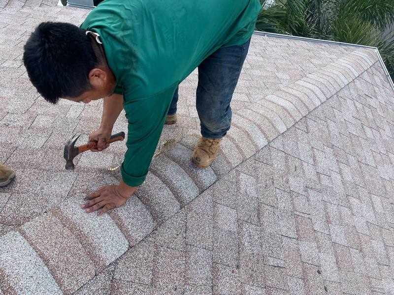 residential roof replacement by Hloska Roofing in Port Richey