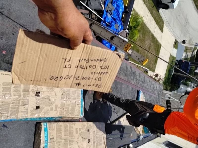 roofing project near Calabria Ave in Davenport