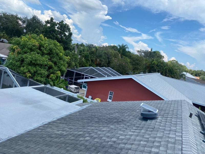 completed roofing project in Clearwater FL