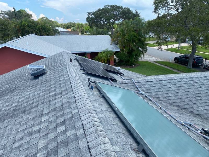 completed roofing project in Clearwater FL