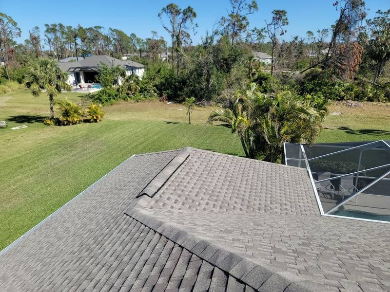 residential roof replacement by Hloska Roofing in Rotonda West
