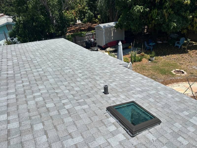 completed roofing project in St. Petersburg FL