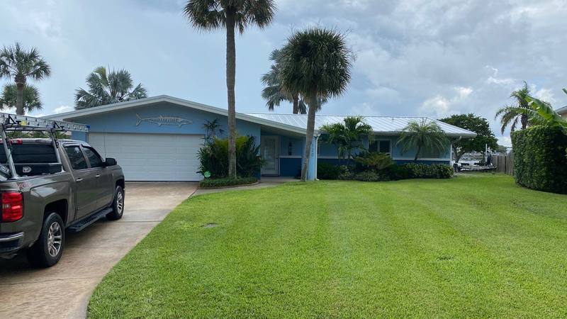 completed roofing project in New Smyrna Beach FL