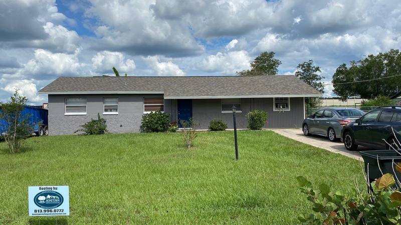 completed roofing project in Dade City FL