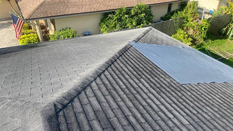 completed roofing project in Tampa FL