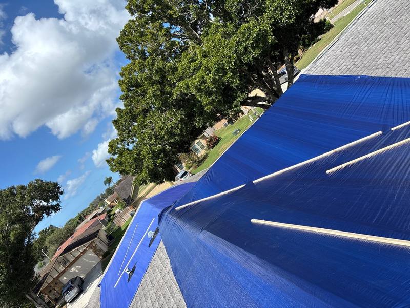 completed roofing project in New Port Richey FL