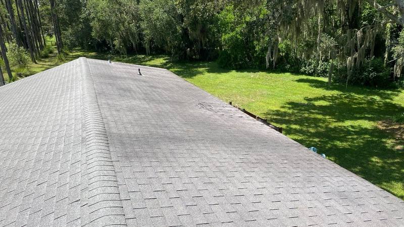 residential roof replacement by Hloska Roofing in Zephyrhills
