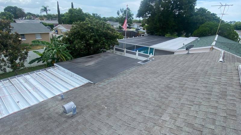 completed roofing project in Port Richey FL