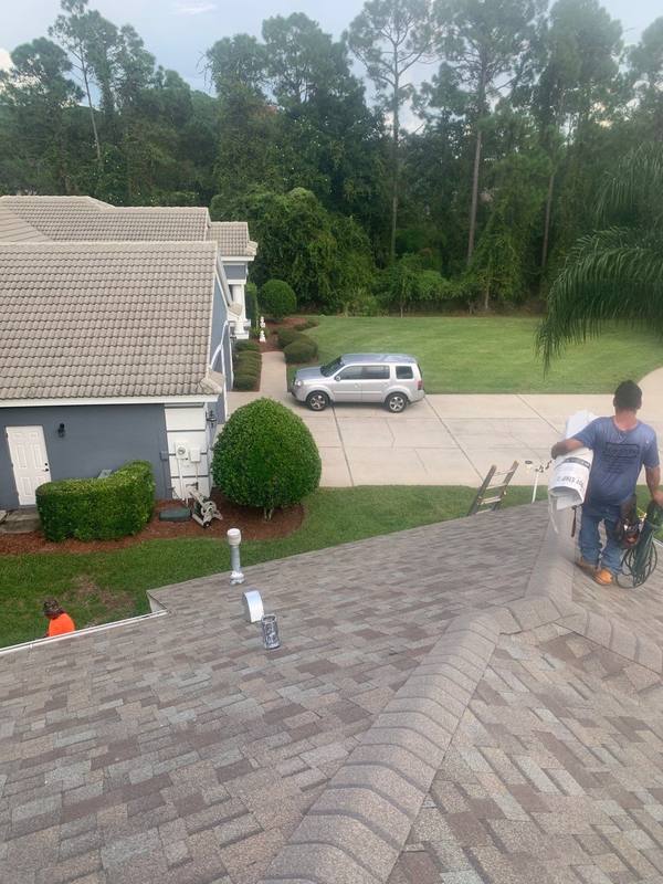 residential roof replacement by Hloska Roofing in Palm Harbor