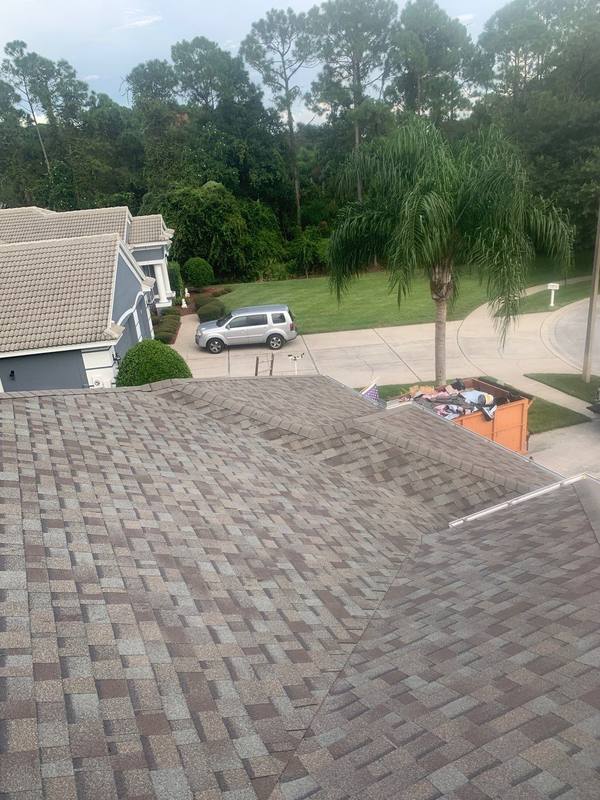 completed roofing project in Palm Harbor FL