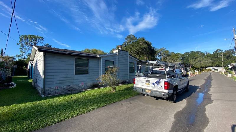 residential roof replacement by Hloska Roofing in Tampa