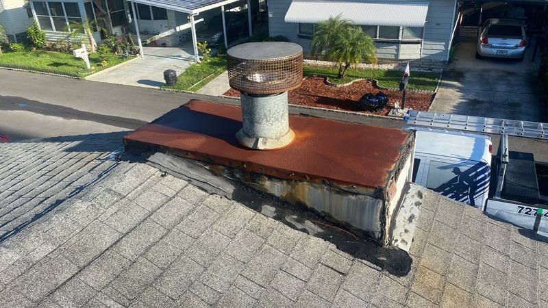 roofing project near N Pine Dr in Tampa