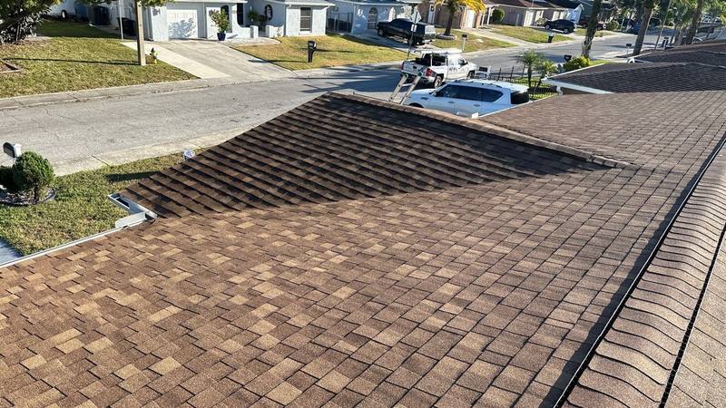 completed roofing project in Port Richey FL