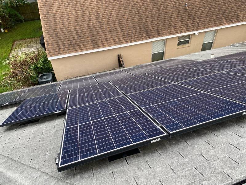 completed roofing project in Tampa FL