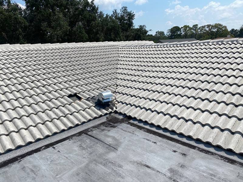 residential roof replacement by Hloska Roofing in Clearwater
