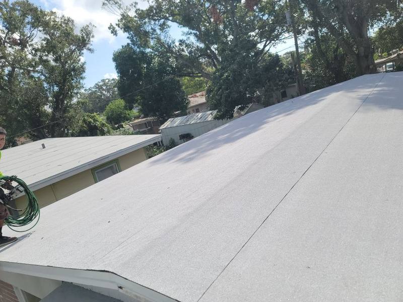 completed roofing project in Gulfport FL