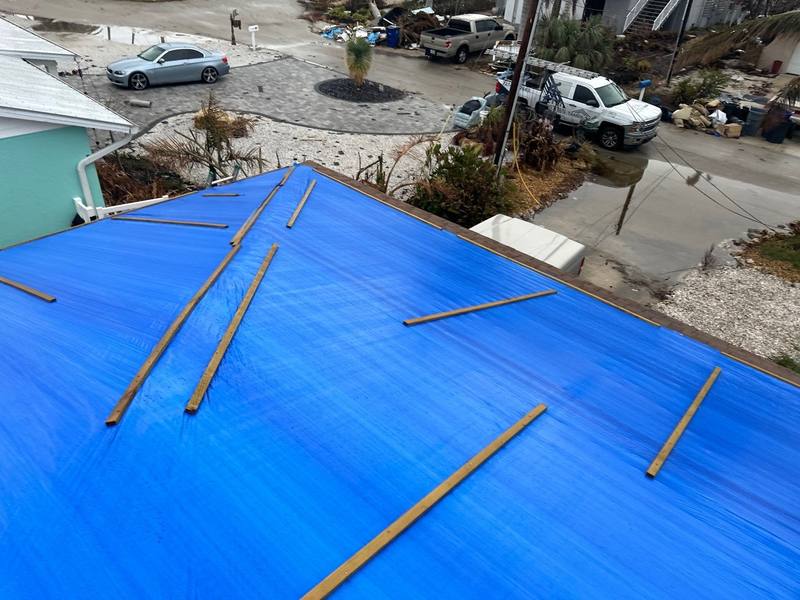 roofing project near Ruby Ave in St James City