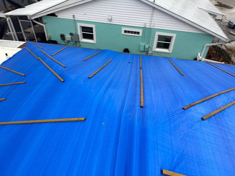 roofing project near Ruby Ave in St James City