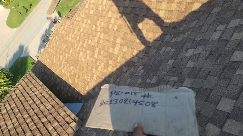 residential roof replacement by Hloska Roofing in Rotonda West