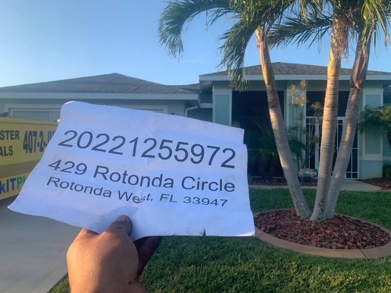 residential roof replacement by Hloska Roofing in Rotonda West