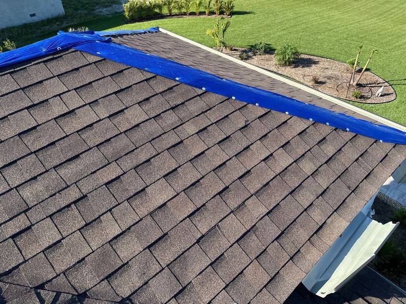 completed roofing project in Placida FL