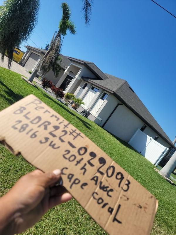 residential roof replacement by Hloska Roofing in Cape Coral