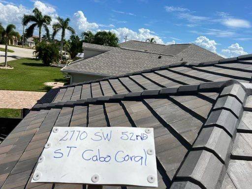residential roof replacement by Hloska Roofing in Cape Coral
