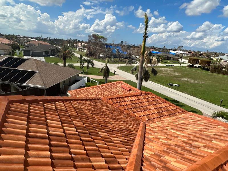 completed roofing project in Cape Coral FL