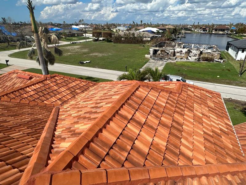 roofing project near SW 39th Terrace in Cape Coral