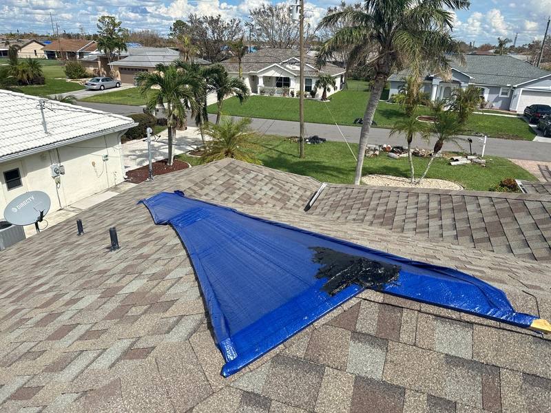 roofing project near SW 1st Pl in Cape Coral