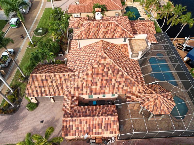 completed roofing project in Cape Coral FL