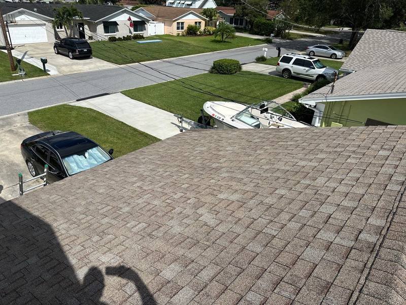 completed roofing project in Tampa FL