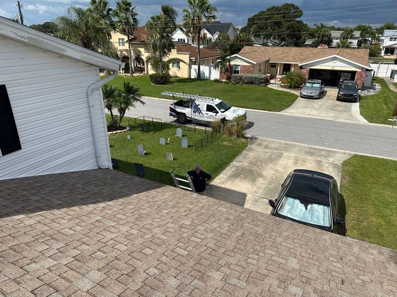 residential roof replacement by Hloska Roofing in Tampa
